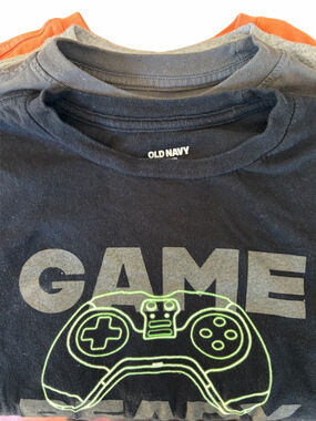 Wonder Nation Kids Short-Sleeve T-Shirt Bundle (4) | EUC | Sz L 10-12